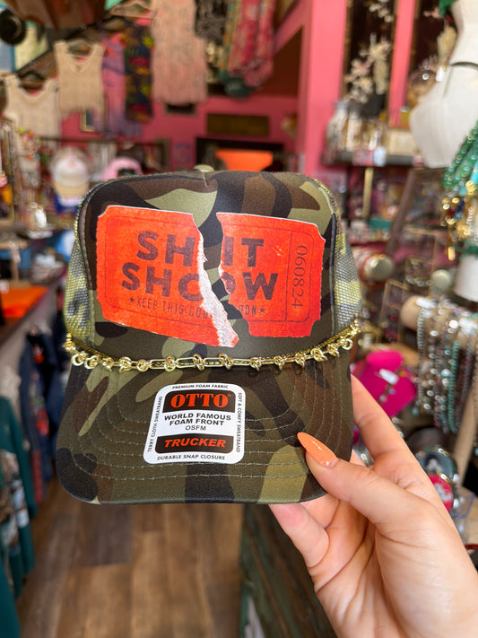 Ticket to the Sh!t Show Trucker Hat 