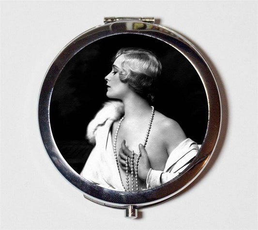 Art Deco Flapper Follies Compact Mirror