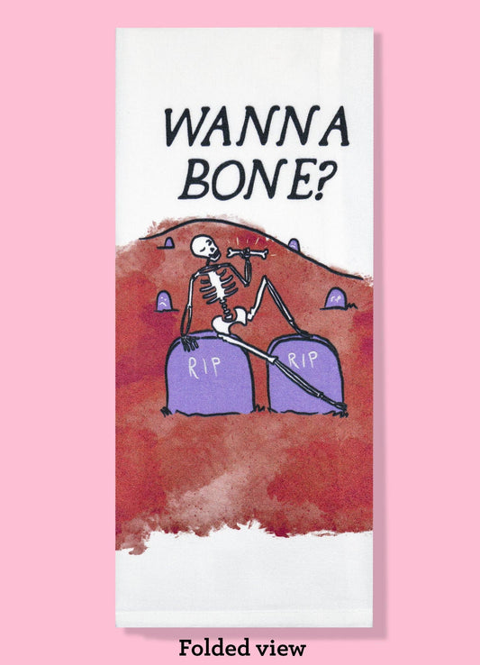 Wanna Bone Dishtowel