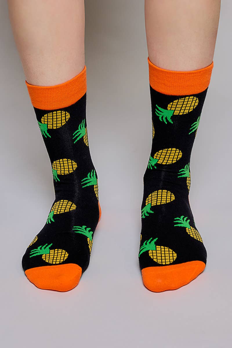 Playful Prints Colorful Novelty Crew Soft Socks