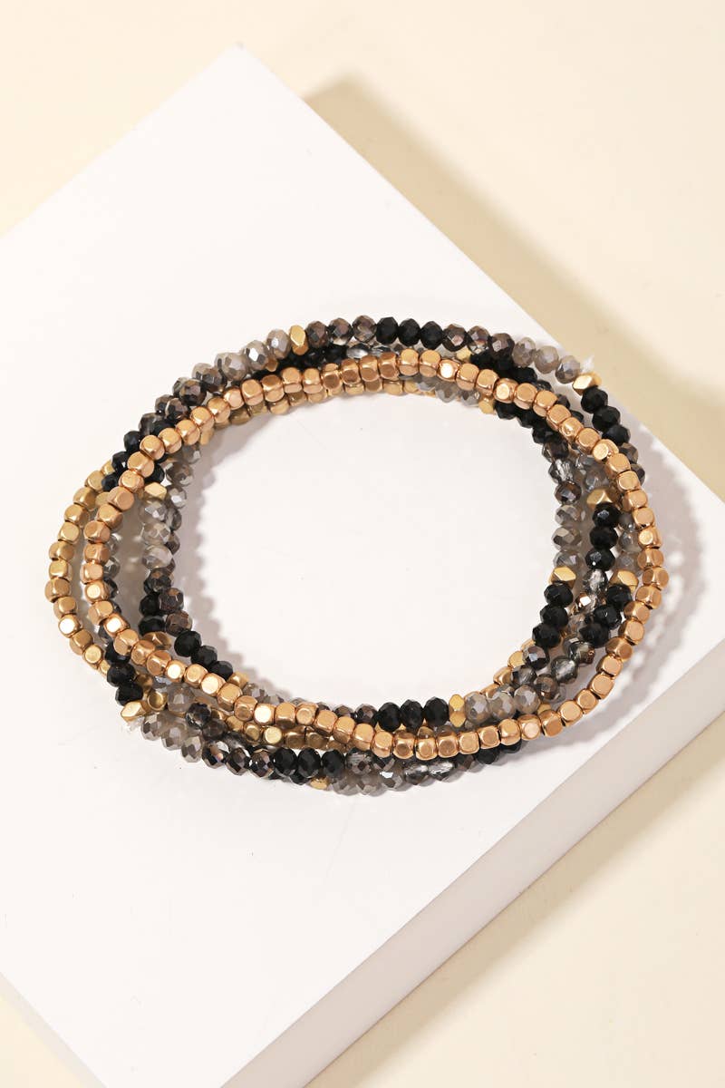 Beaded Stackable Bracelet Set