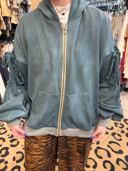 Teal Tied About Jacket