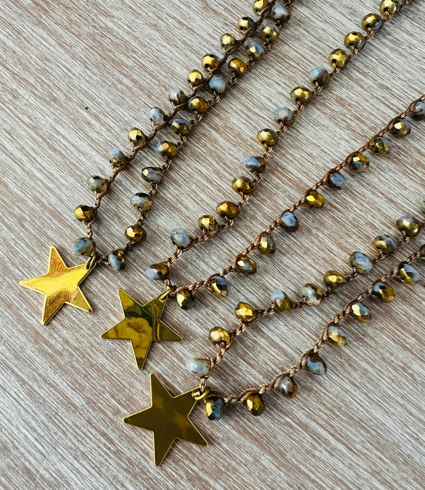 Star Shine Shimmering Crystal Friendship Necklace