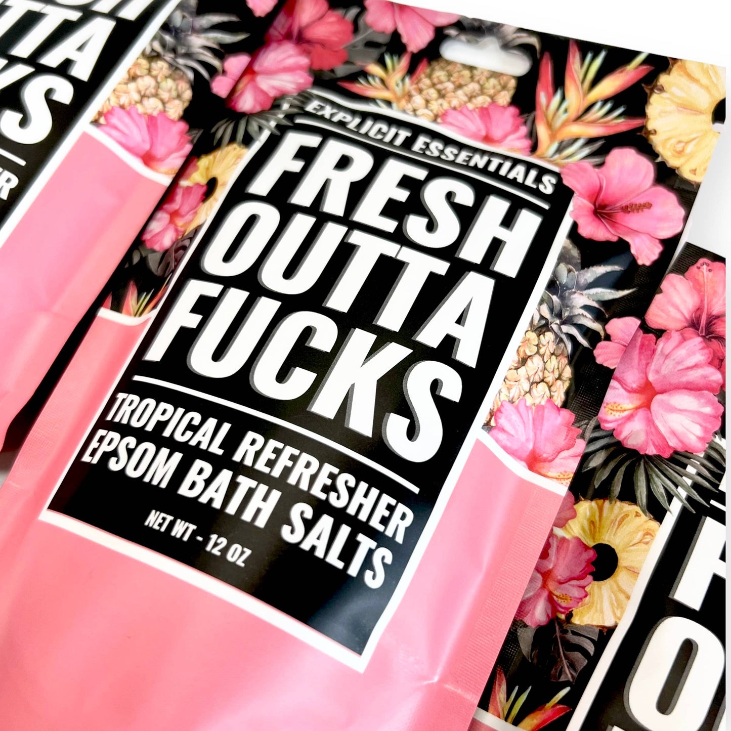 Fresh Outta F*cks Epsom Bath Salts 12oz Bag