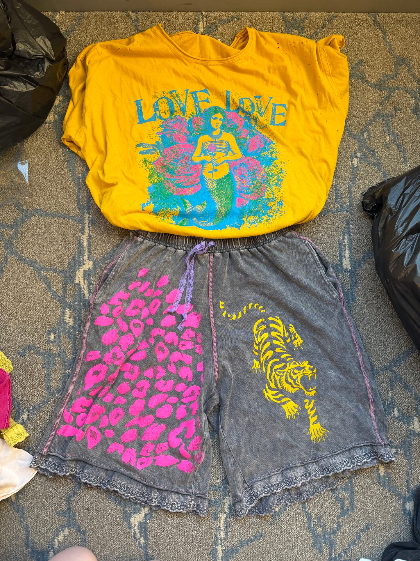 Yellow Mermaid T Shirt