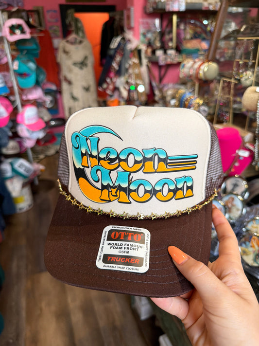Neon Moon Retro Trucker Hat