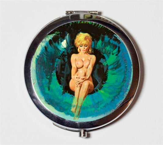 Retro Sleaze Compact Mirror