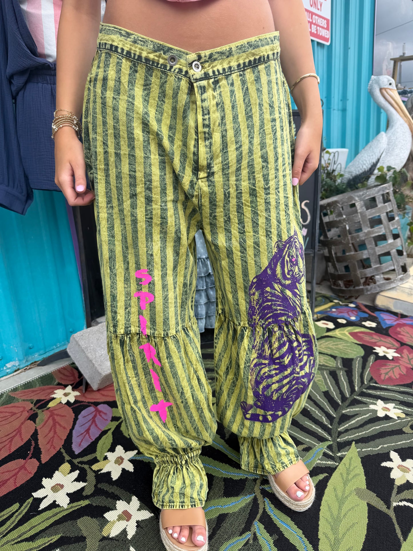 STRIPED SPIRIT TIGER PANTS