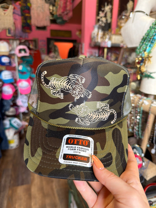 Twin Tiger Camo Trucker Hat