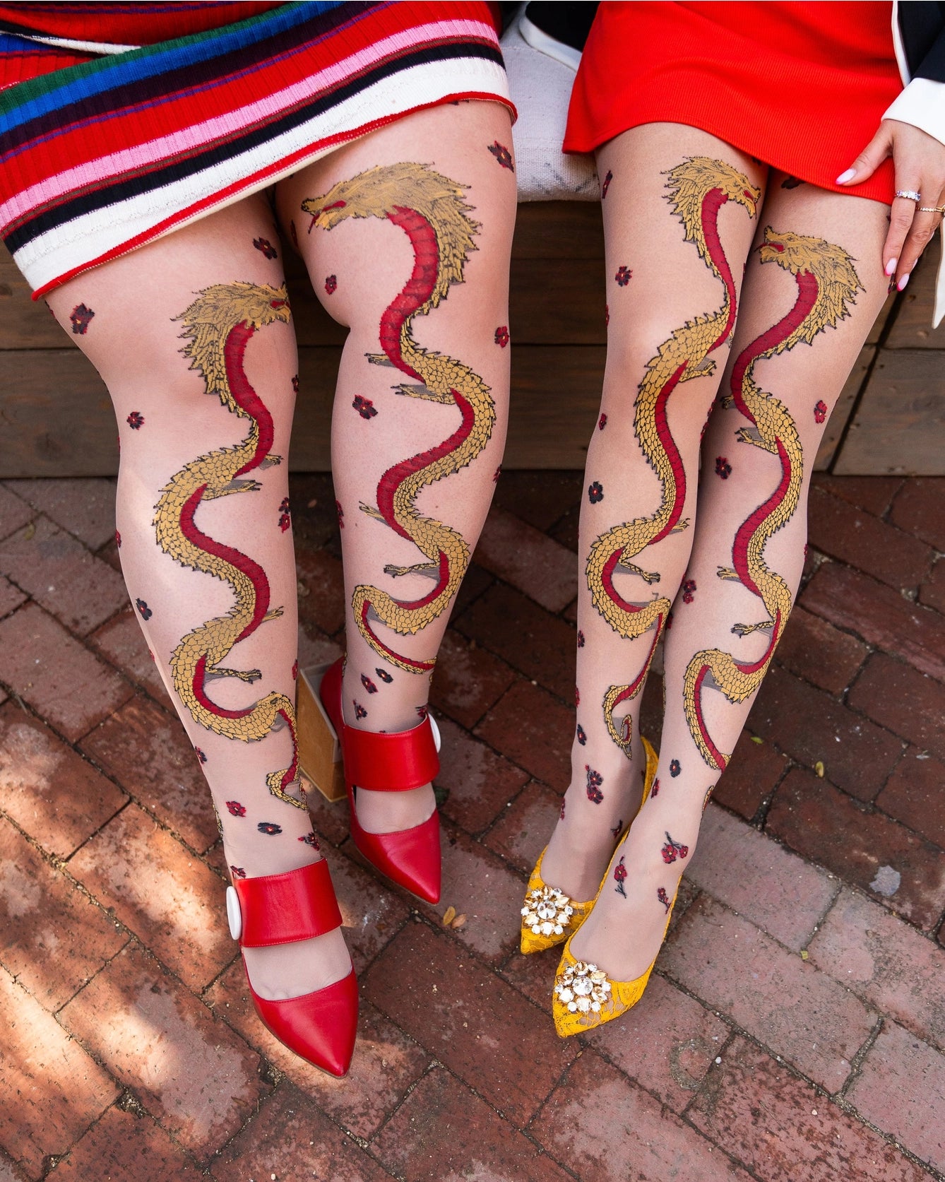 Year of the Dragon Sheer Tights