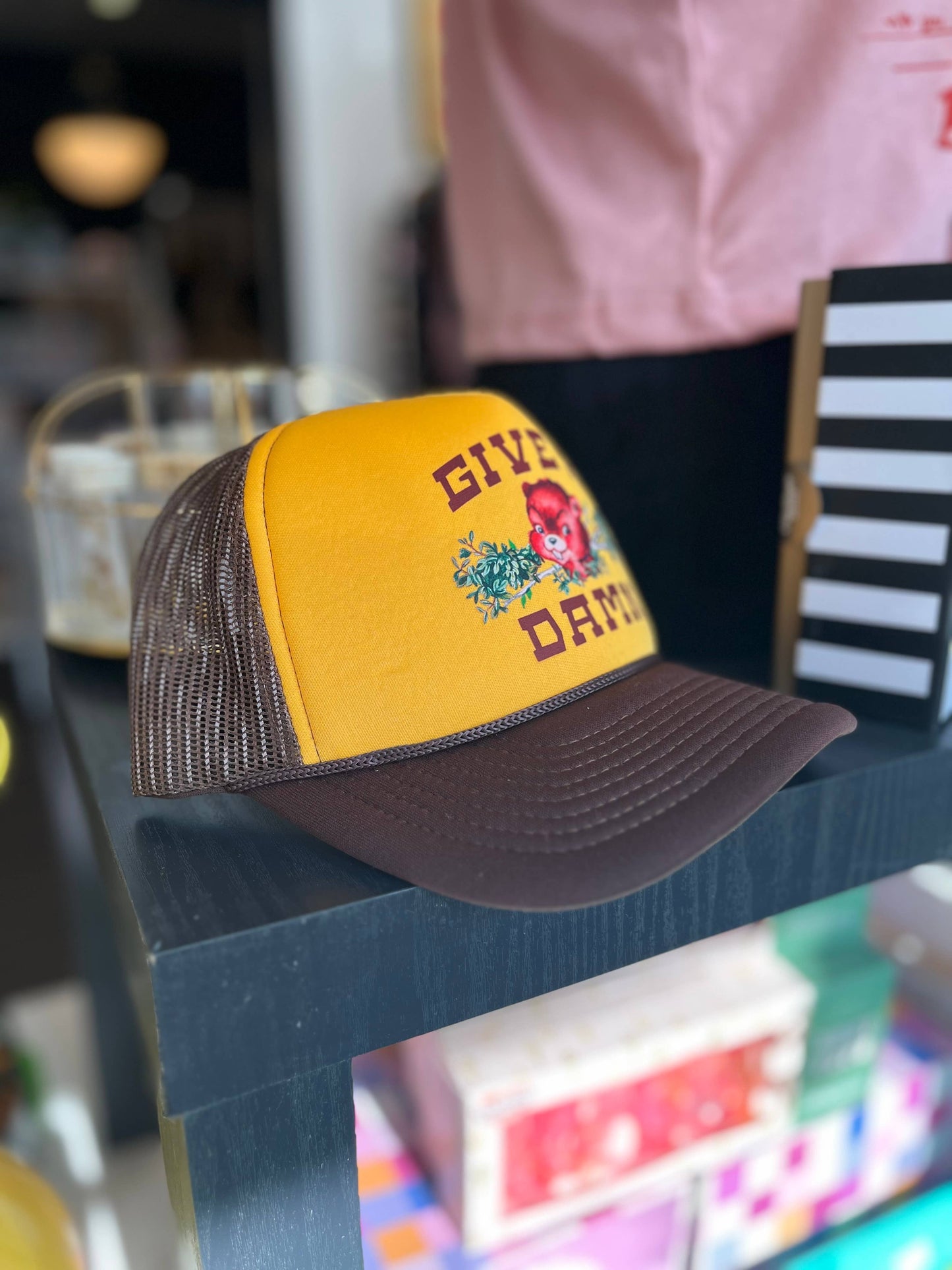 Give a Damn - Funny Beaver Trucker Hat
