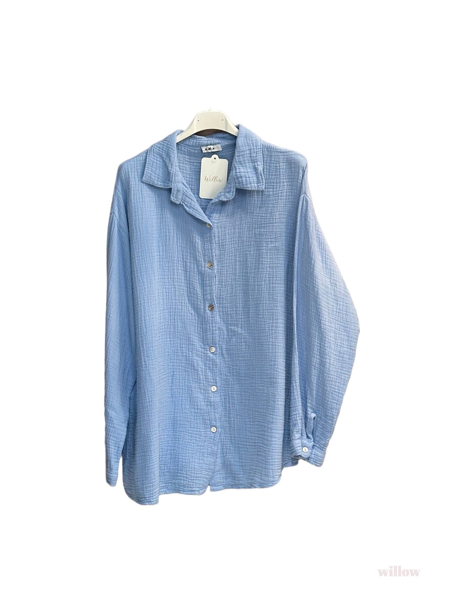 Cotton gauze shirt