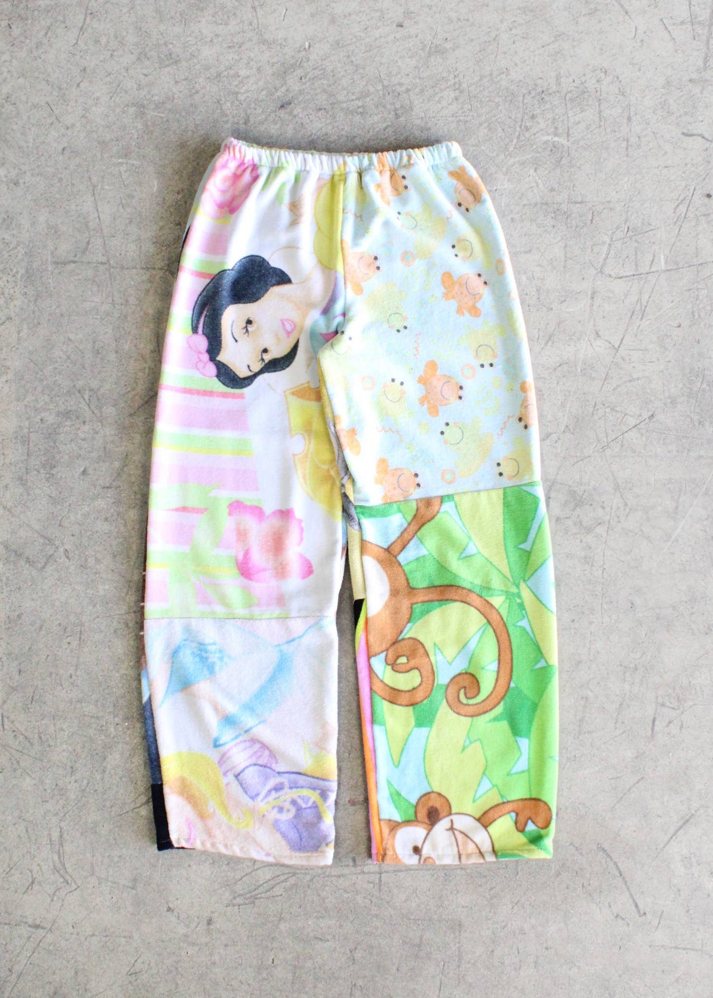 Cartoon BeachTowel Pieced Pant
