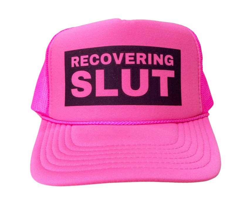 Recovering Slut BLOCK Trucker Hat