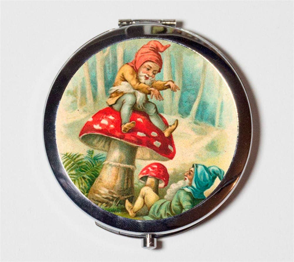 Gnome Elf Compact Mirror