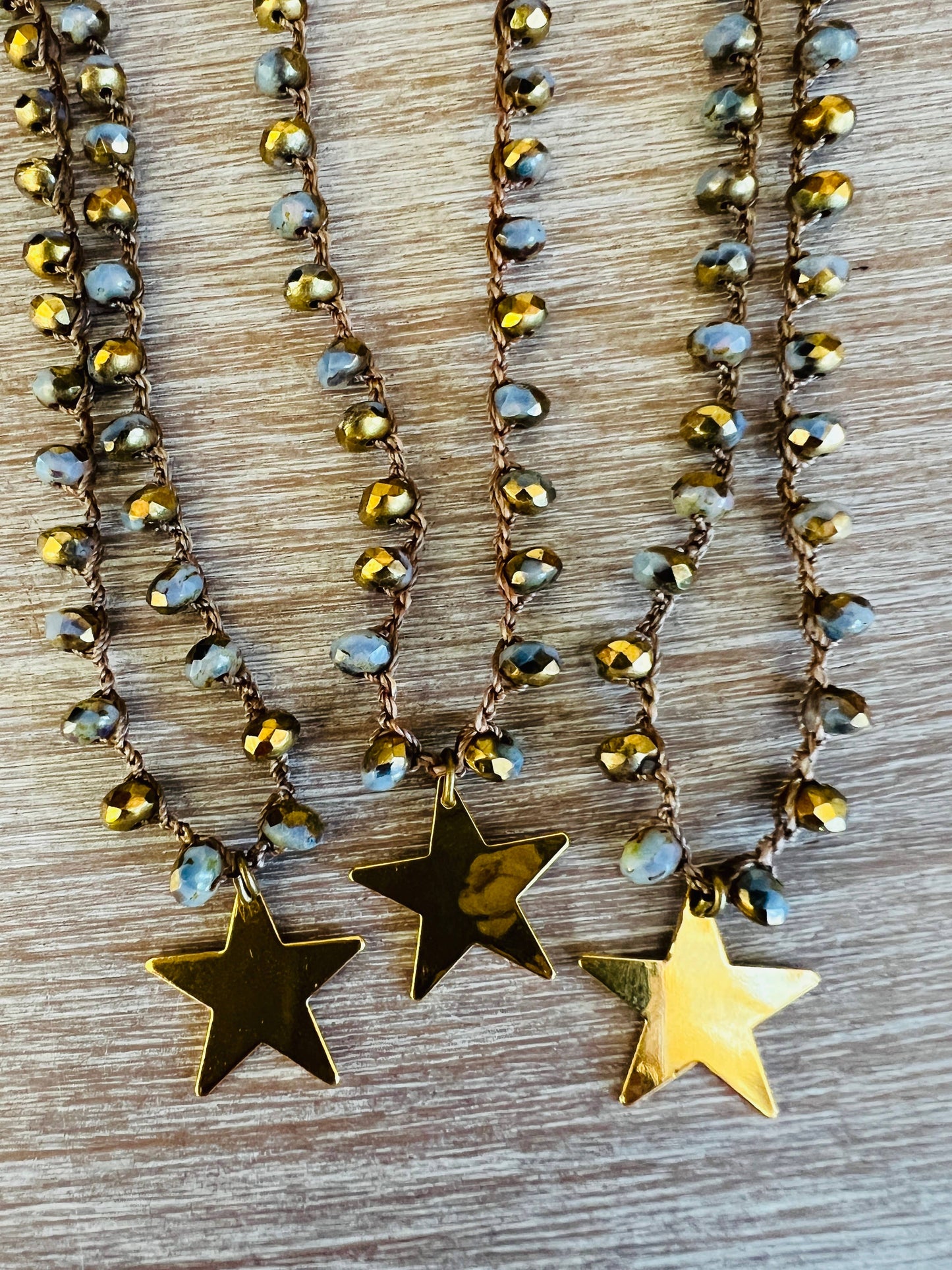 Star Shine Shimmering Crystal Friendship Necklace