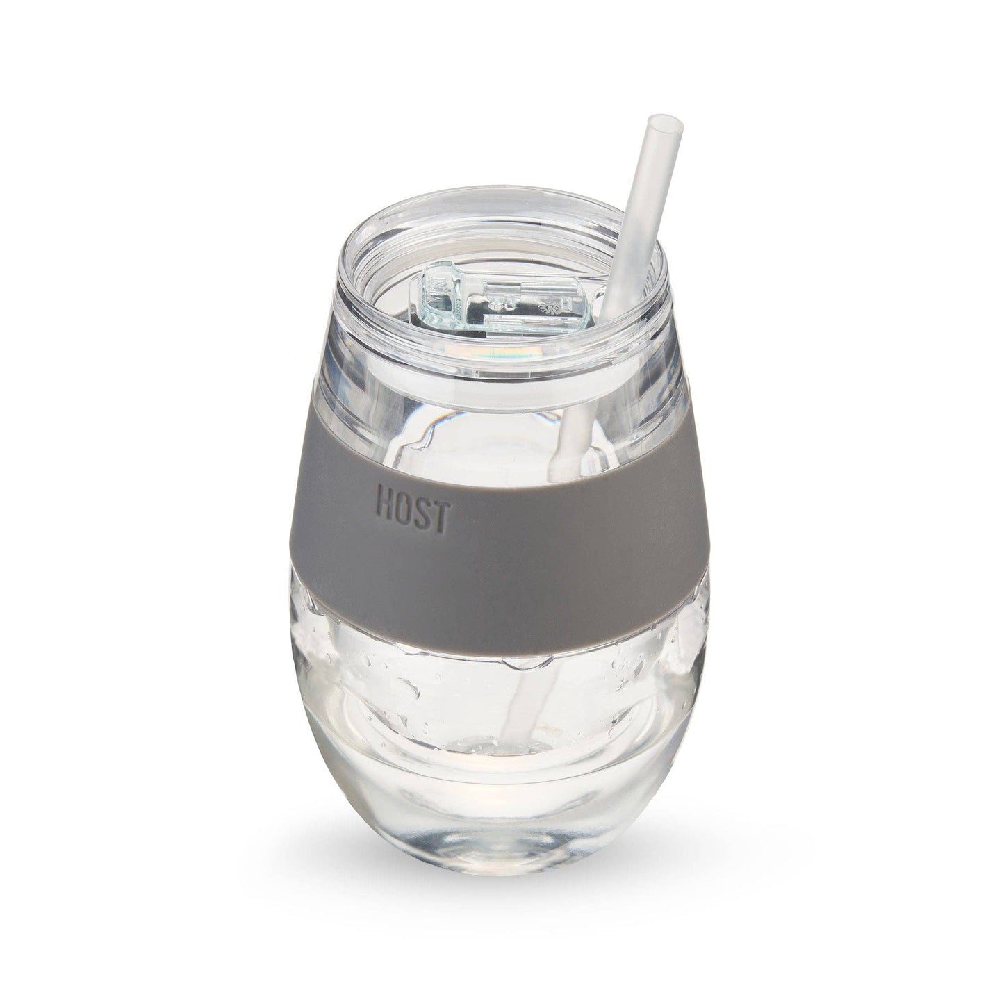 Wine FREEZE™ Reusable Plastic Short Straws - Set of 4