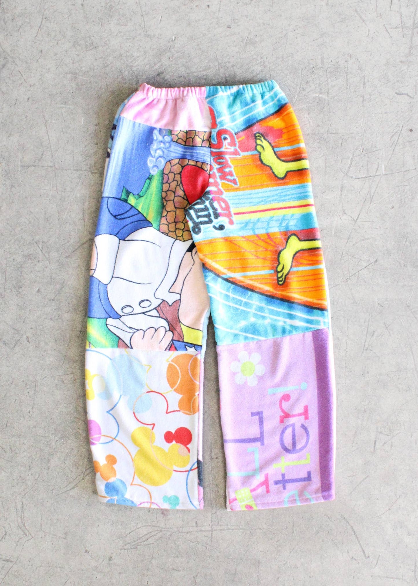 Cartoon BeachTowel Pieced Pant