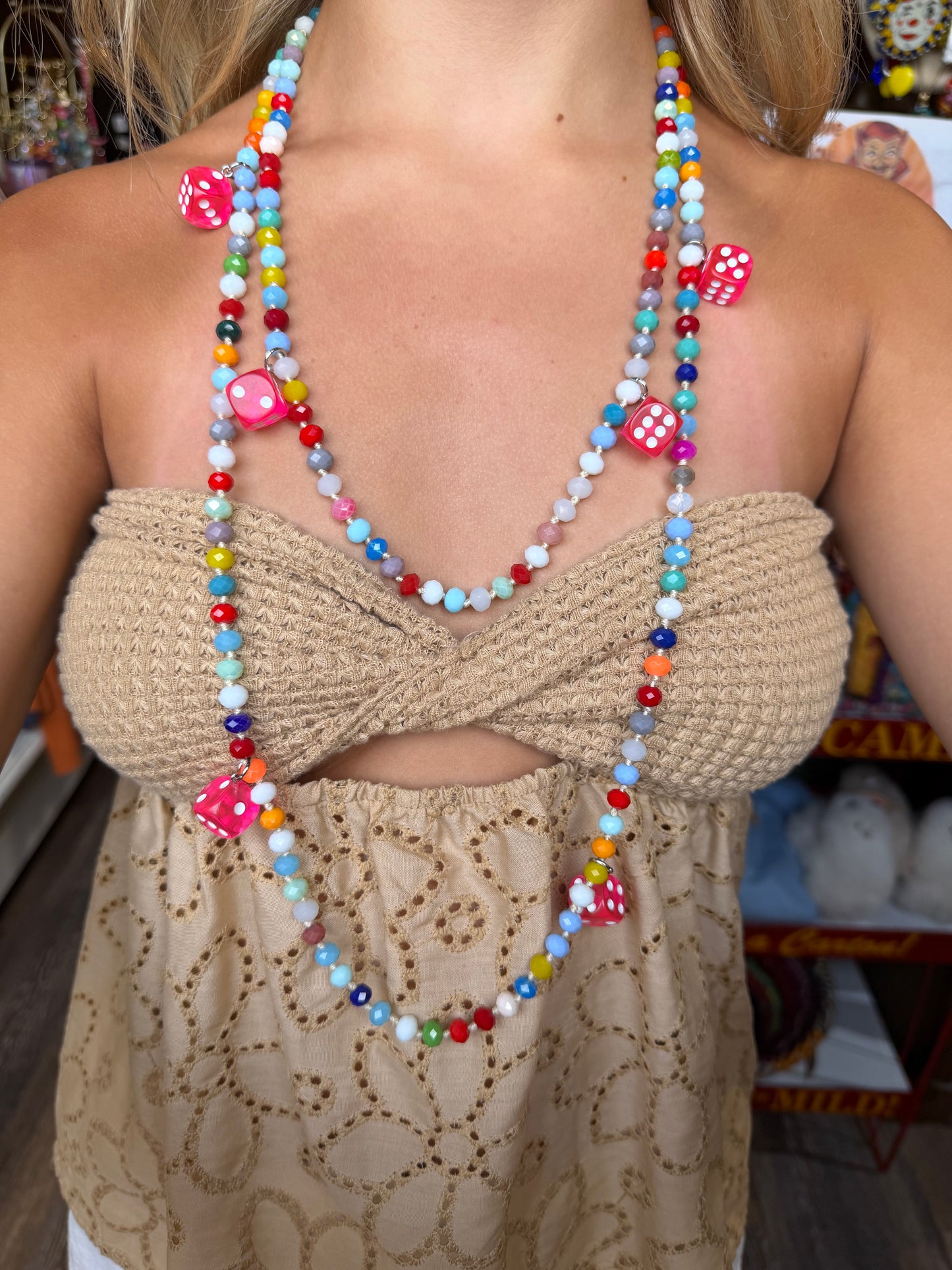 Loaded Dice Necklace