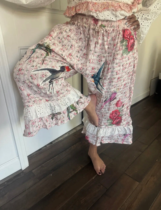 Pink Ruffled Bloomers