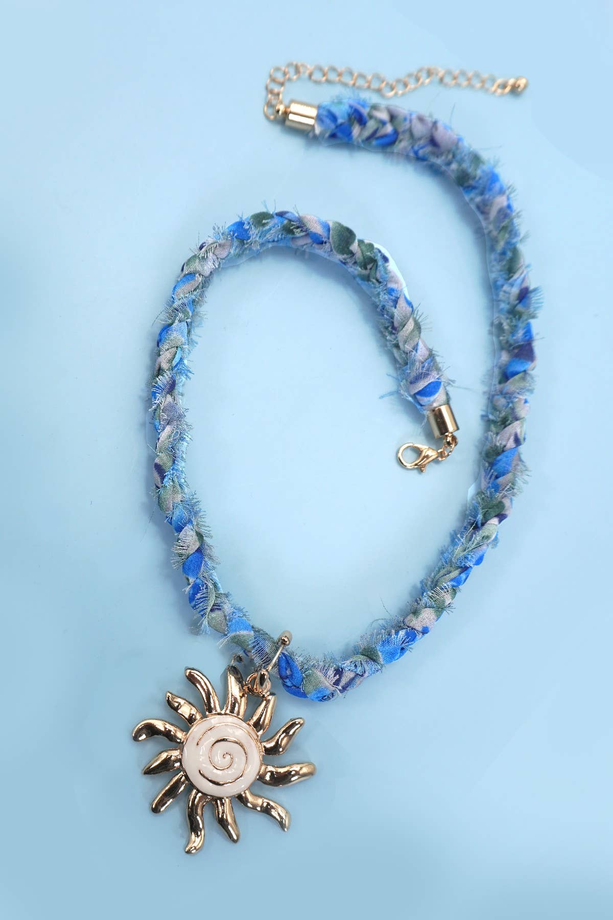 SCARF NECKLACE-INTERCHANGEABLE STARFISH SUN CHARM