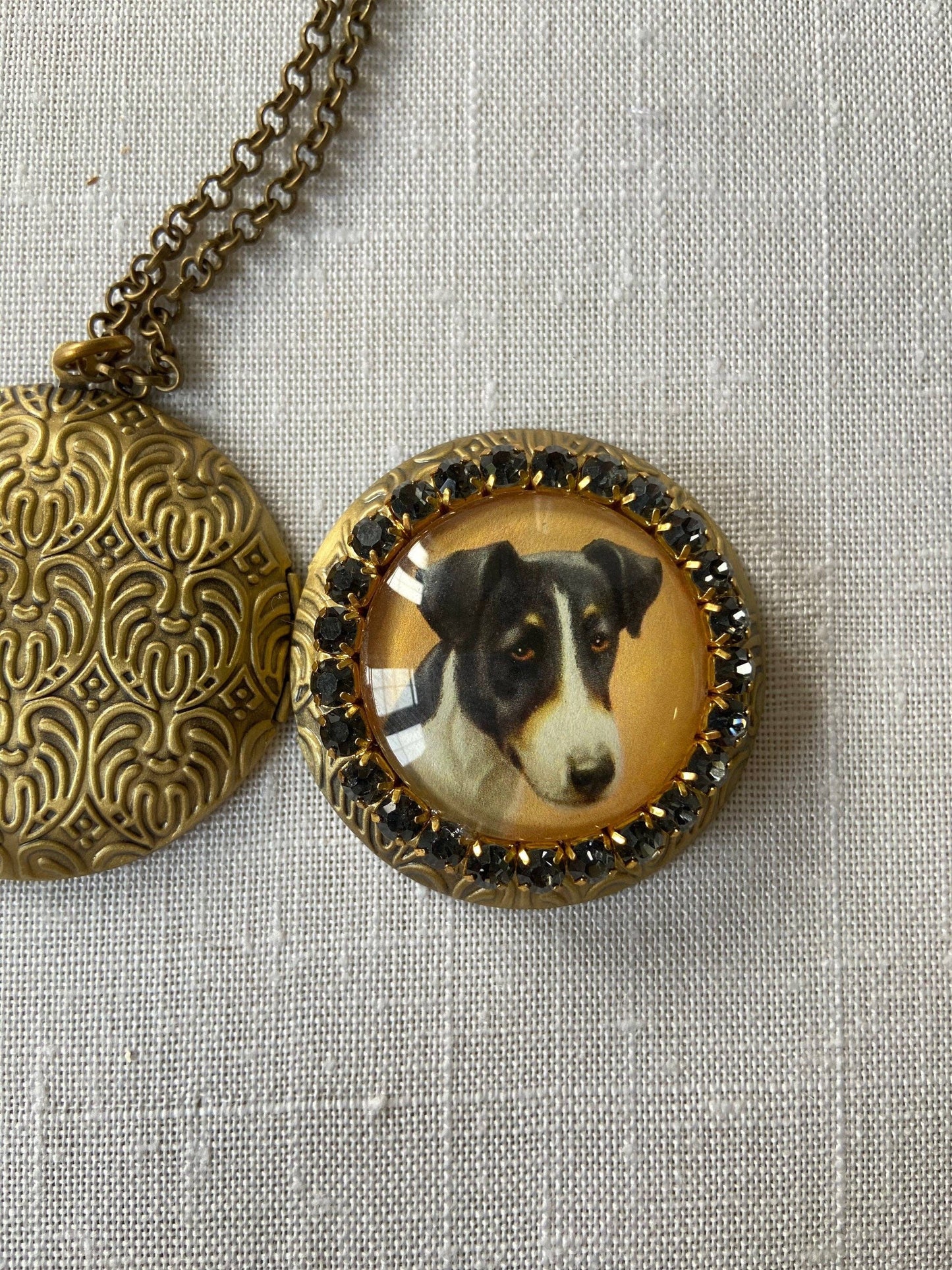 Romeo the Terrier Locket Necklace