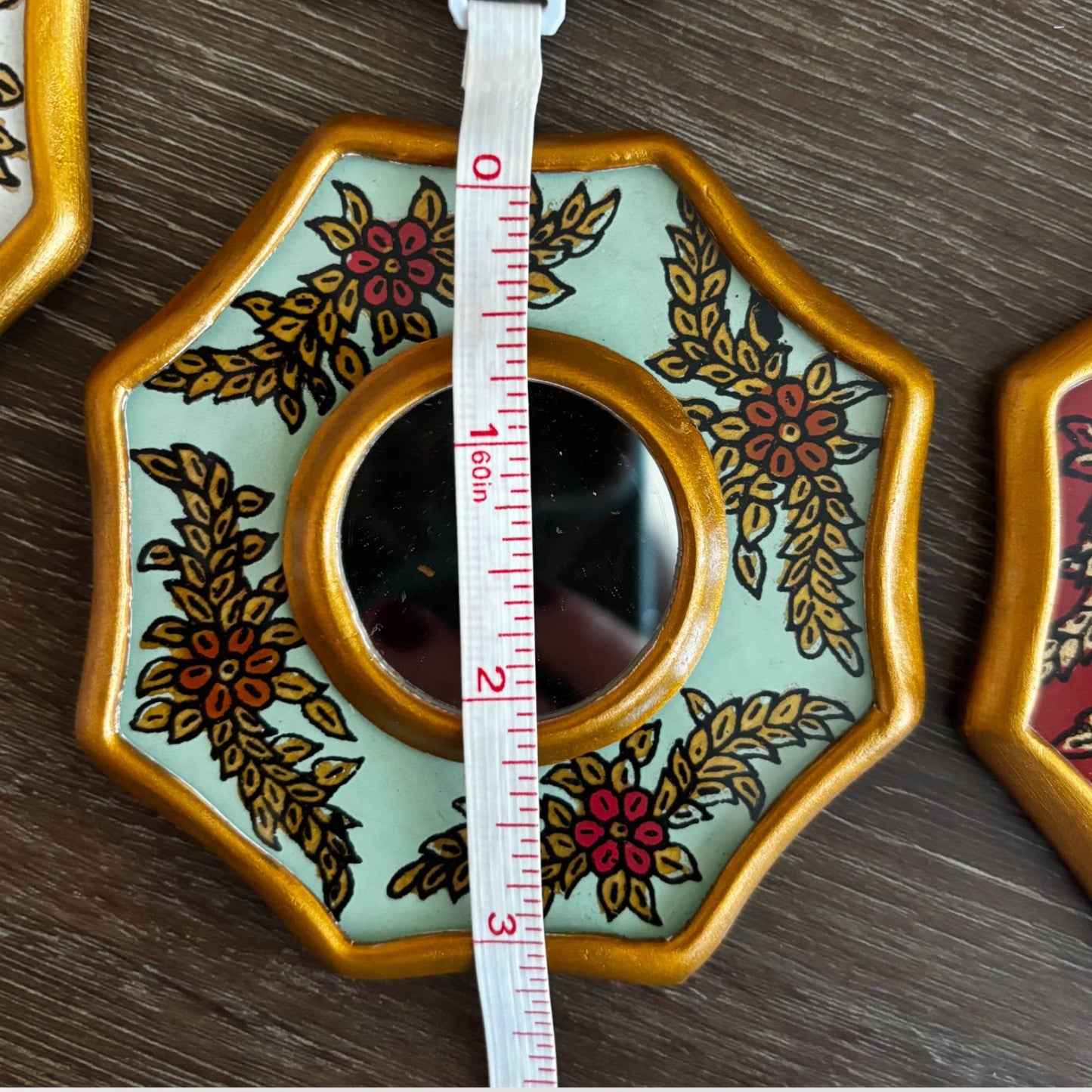 Handmade Decorative Peruvian Mirrors 3"