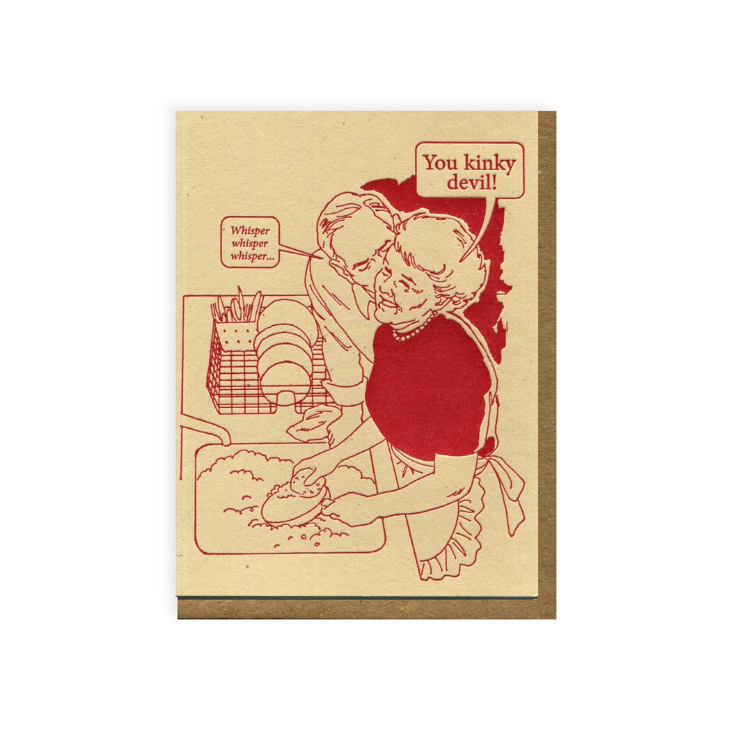 You Kinky Devil Greeting Card