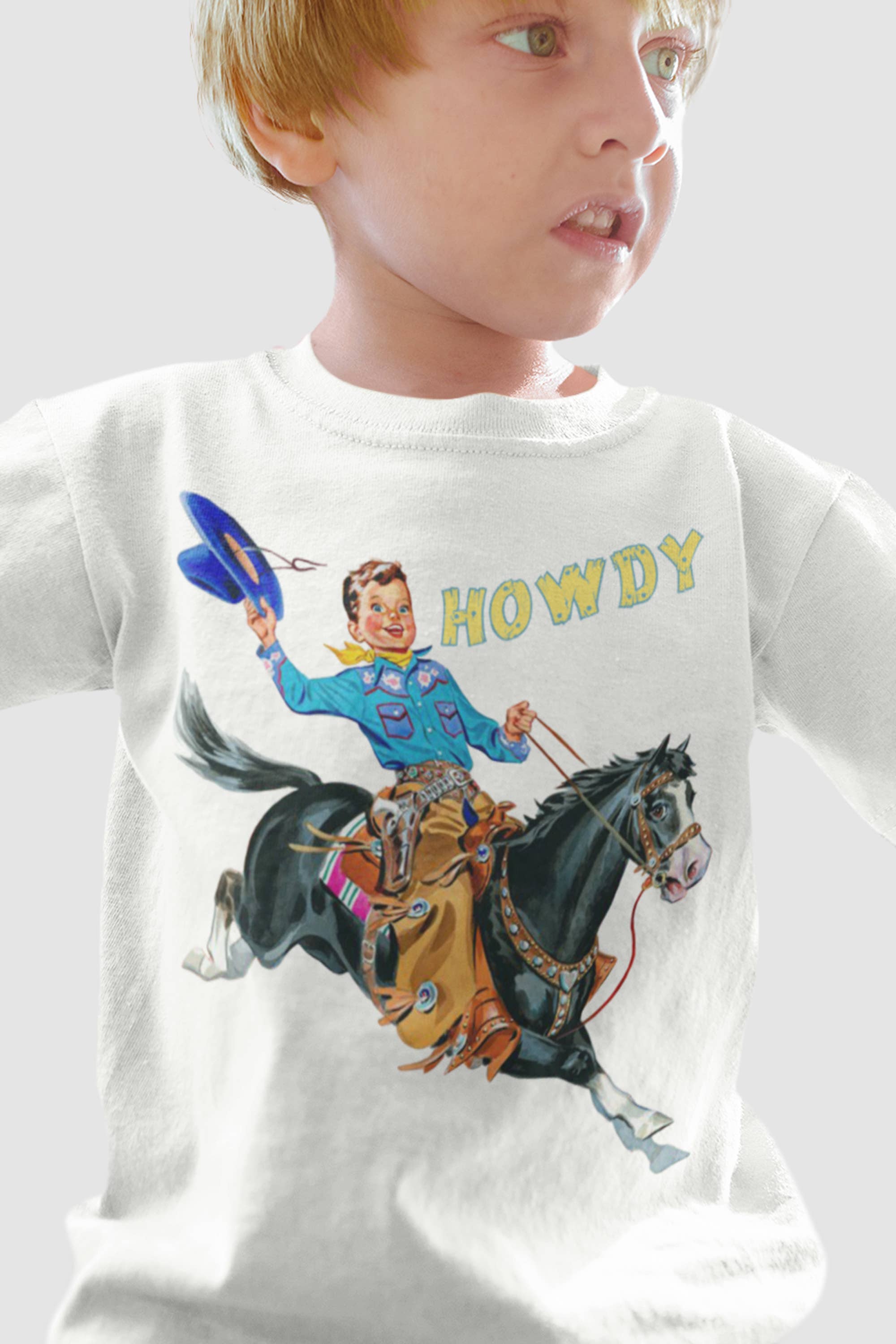Howdy! Buckaroo Organic Children's Shirt – The Junkyard Pearl