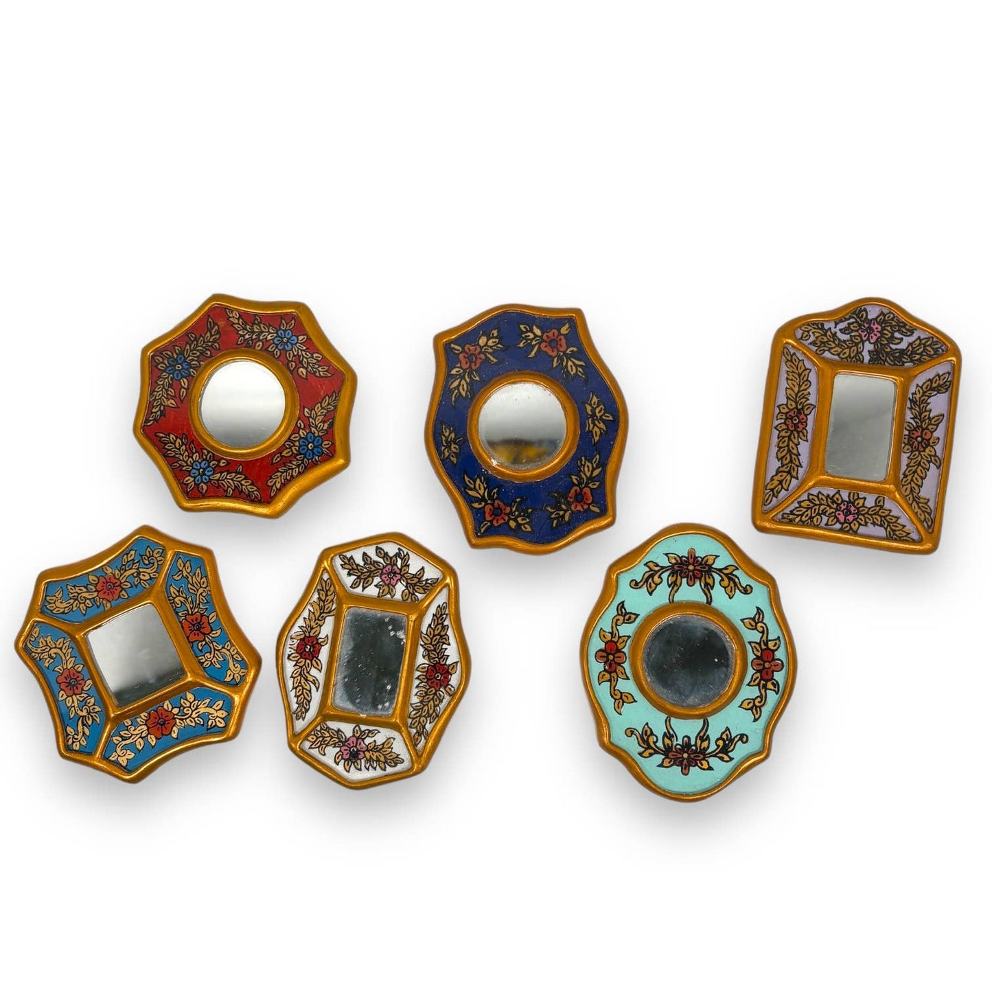 Handmade Decorative Peruvian Mirrors 3"