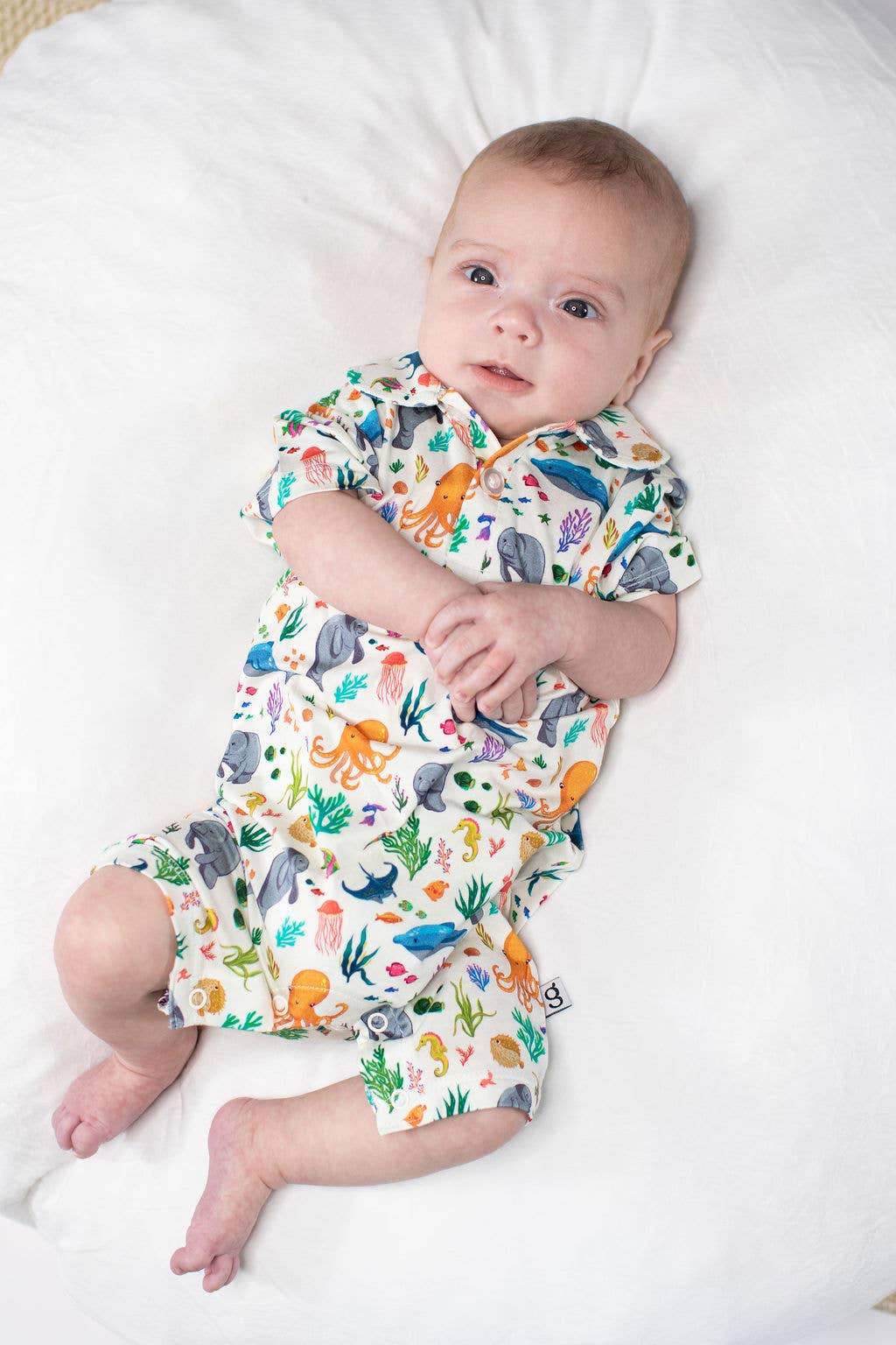 Ocean Friends - SS Polo Romper