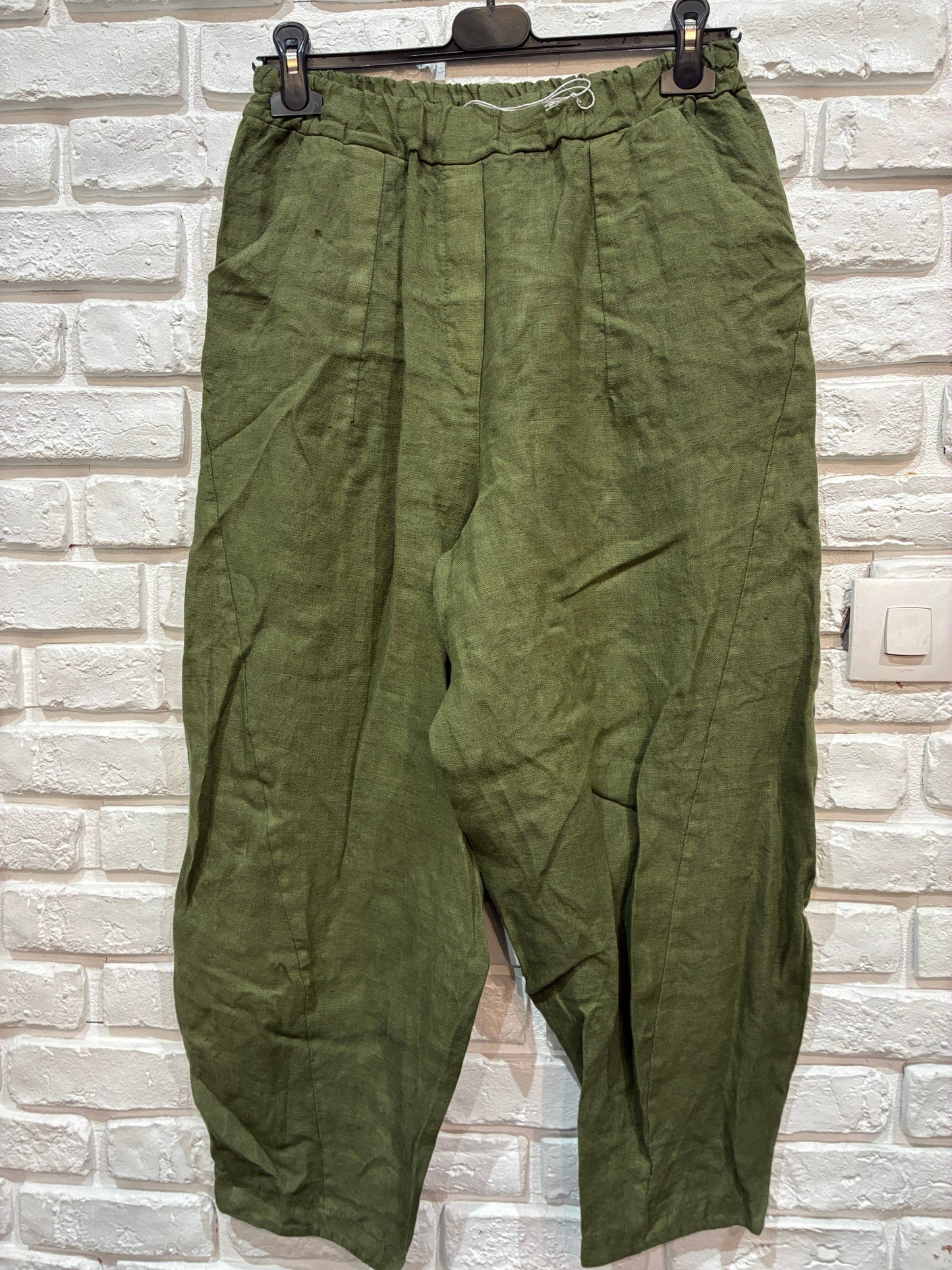 Barrel Pants  100% linen