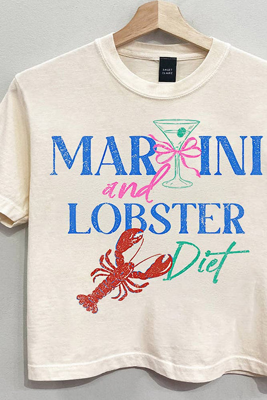 Lobster Diet Cropped Tee