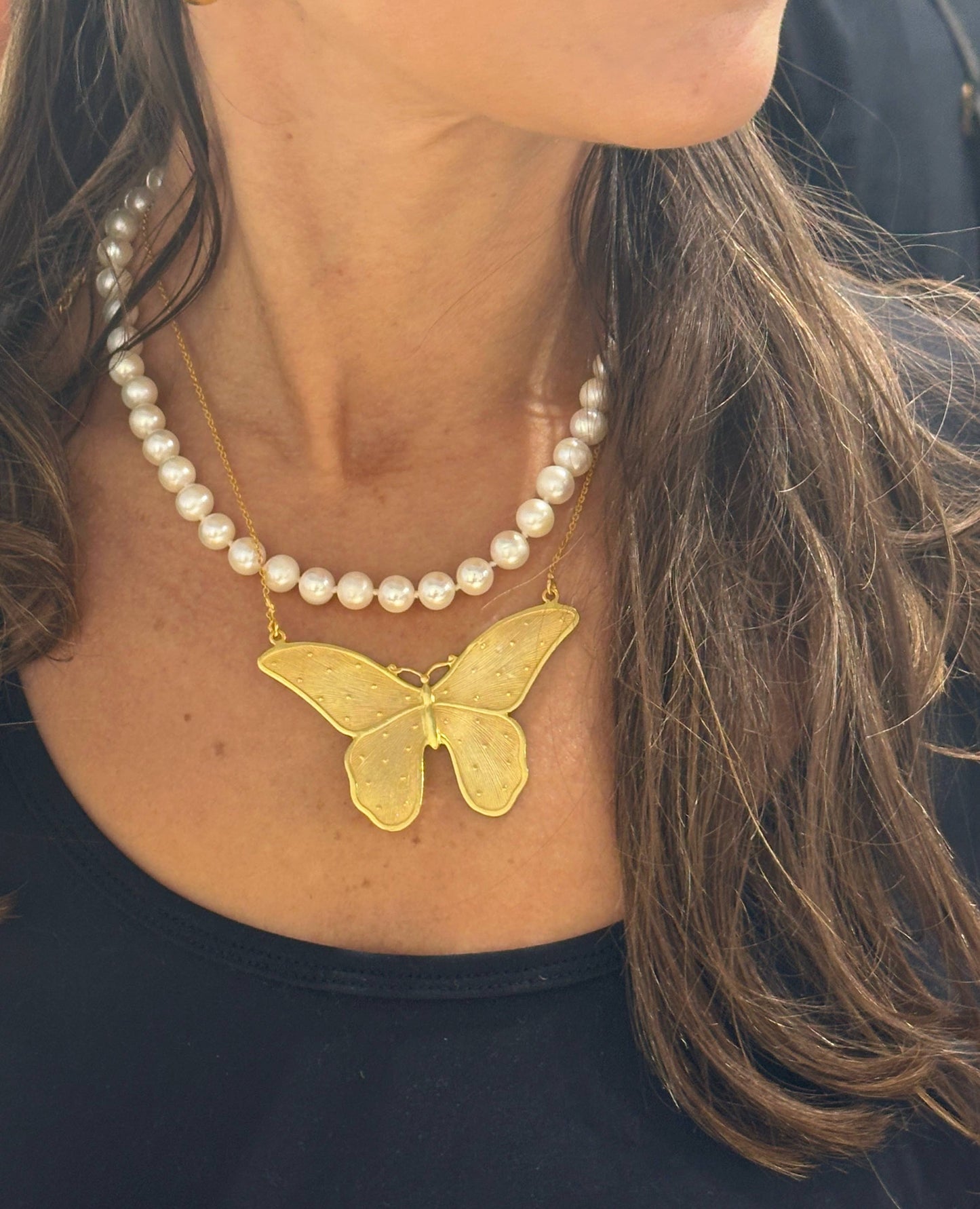 Butterfly Insect Chain Necklace | Hope + Rebirth Necklace