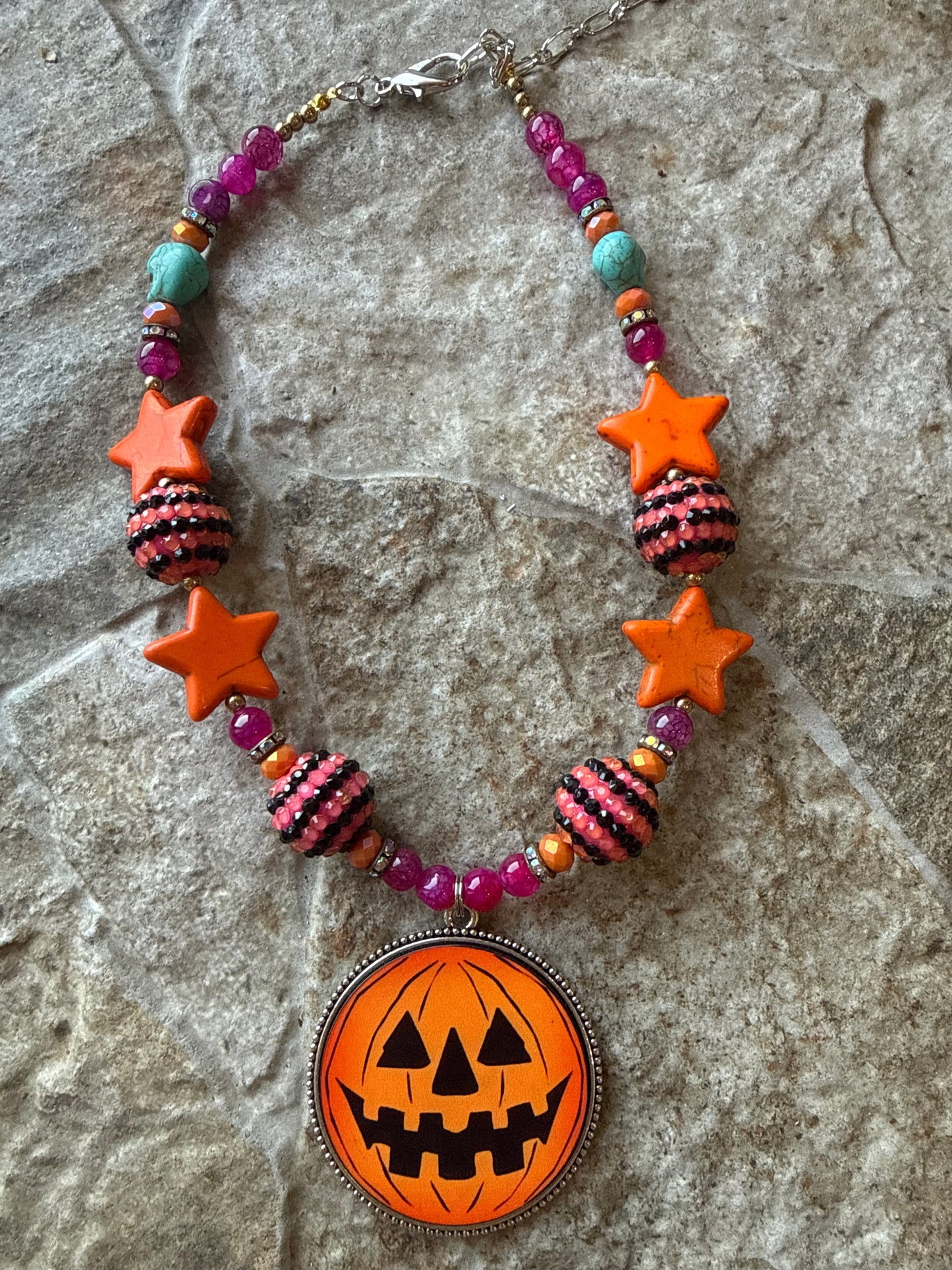 Jack-O-Lantern Necklace