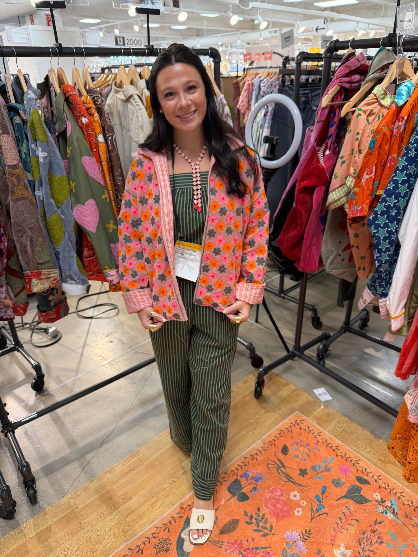 Wildflower Pink Velvet Jacket