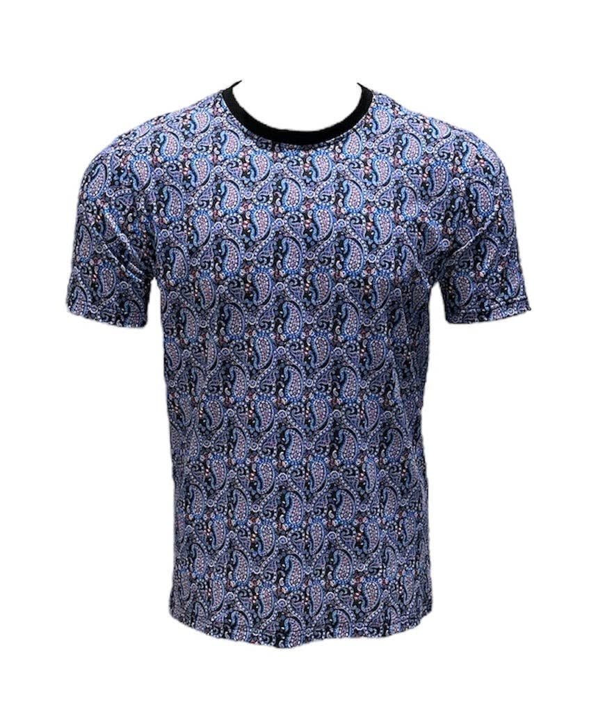 Navy Paisley Men’s T-Shirt