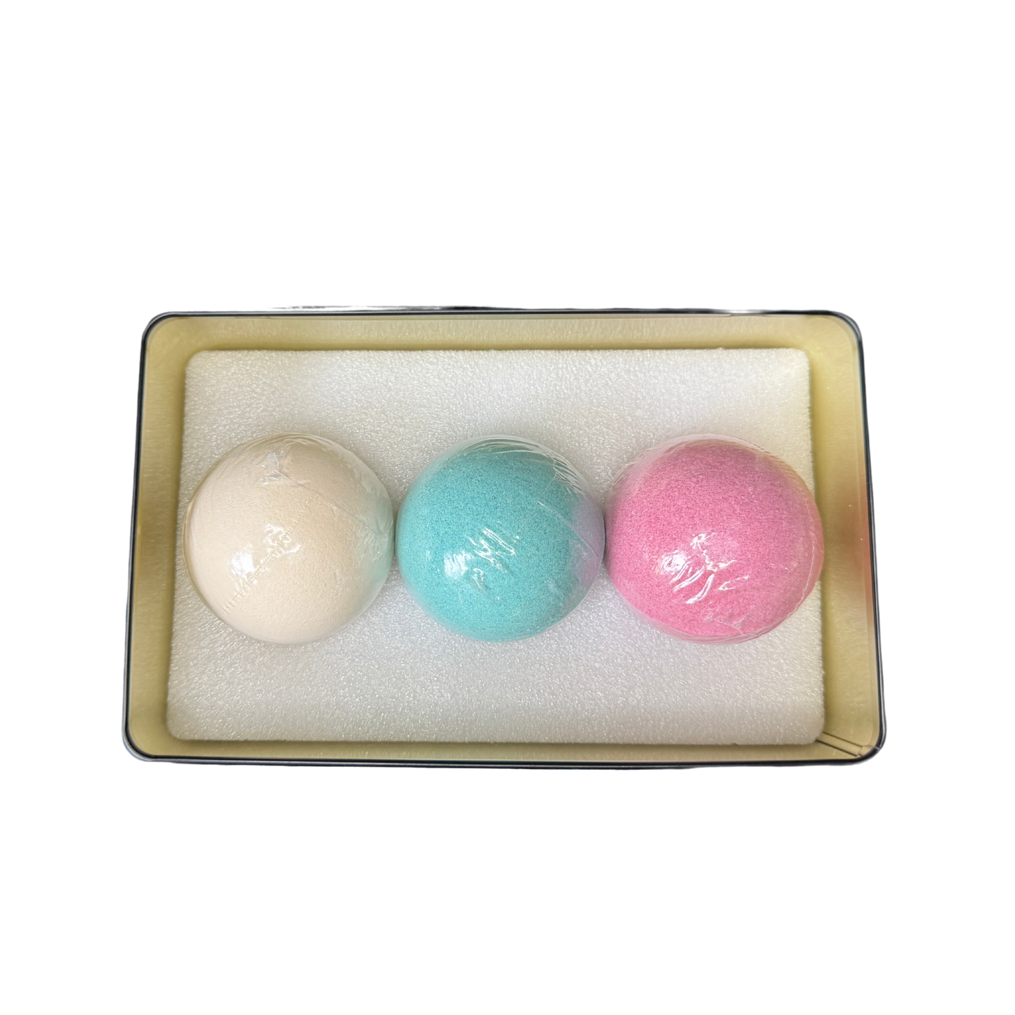 Leave Me Alone Bath Bomb Set in Reusable Tin Box (gifts)