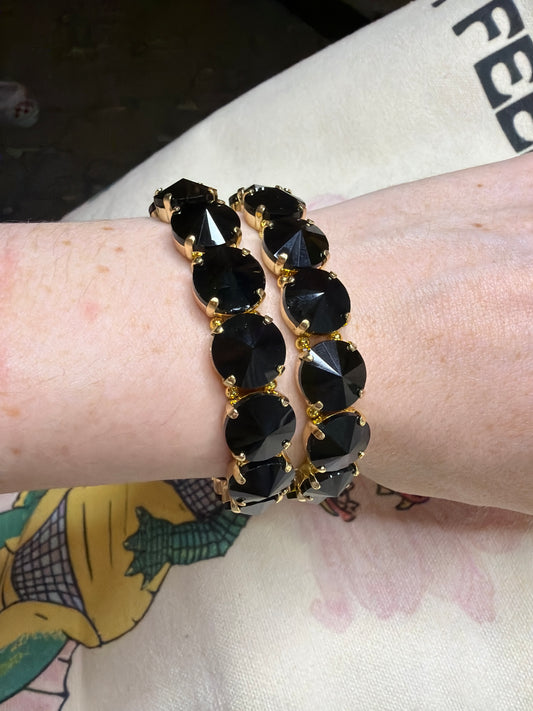 Supernova Onyx Stretch Bracelet