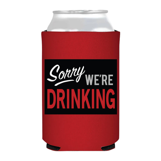 Sorry We're Drinking Can Cooler - Summer