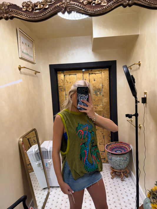 Tiger & Dragon Tunic Tank