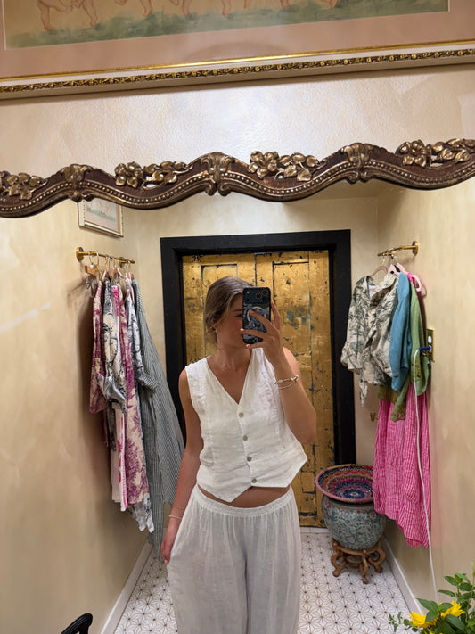 Linen Vest