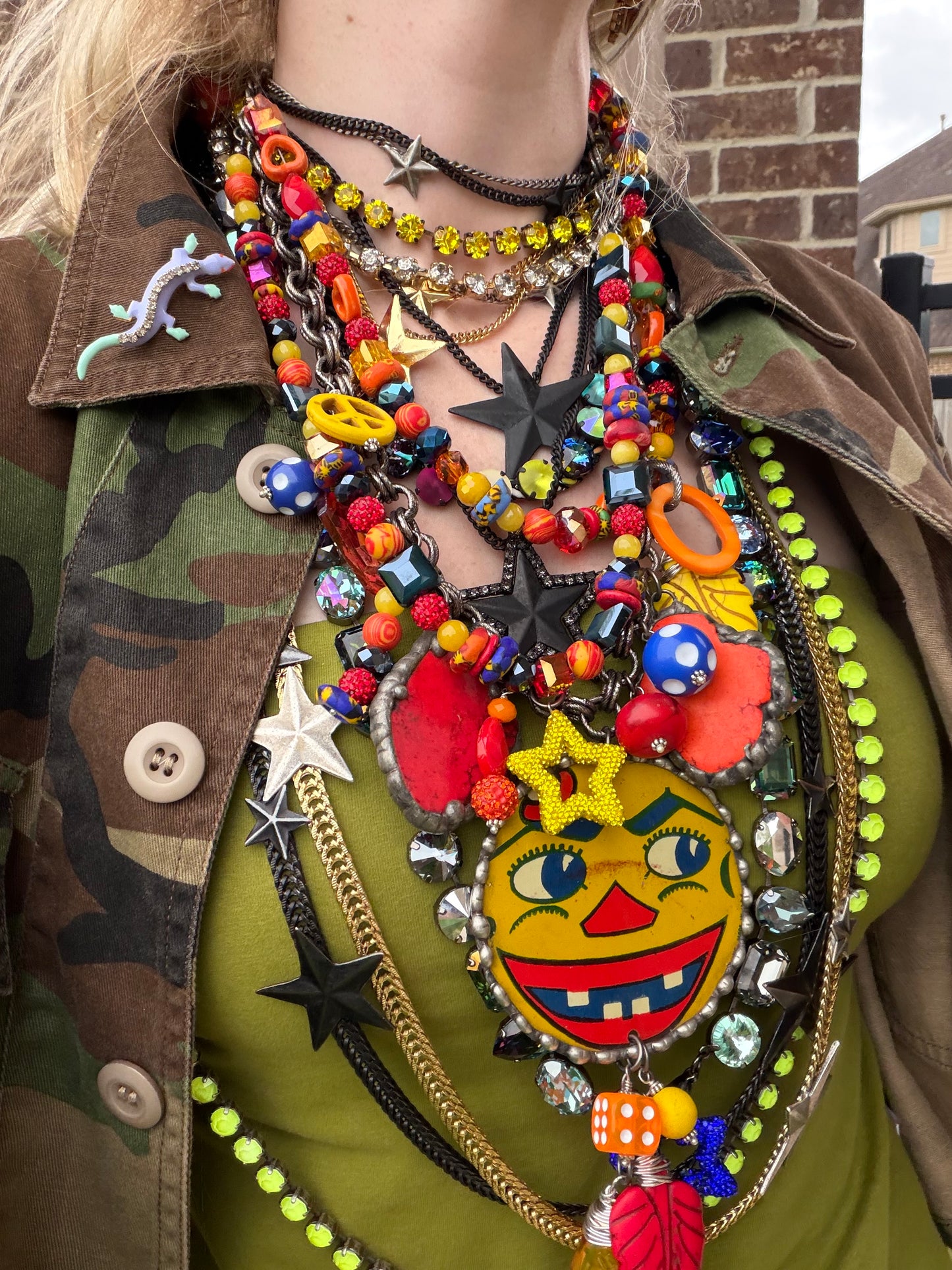 Clown around Necklace