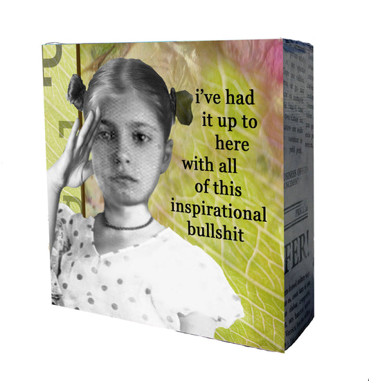 Inspirational Bullsh*t Mini Canvas