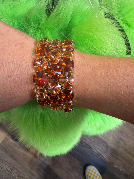 Honey Peach Stretch Bracelet