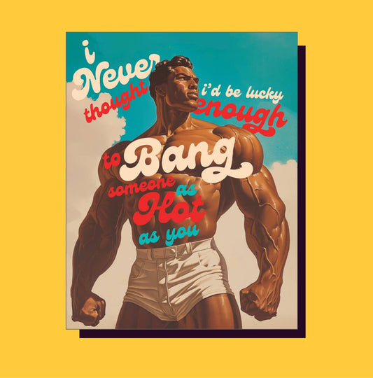 SOMEONE TO BANG love Greeting Card