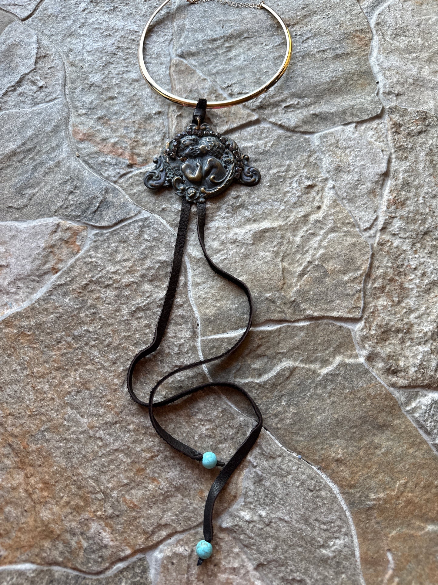 Vintage Western Charm Necklace