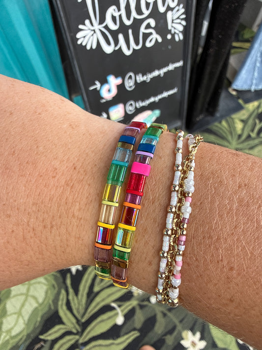 Multi Color Stretch Bracelet