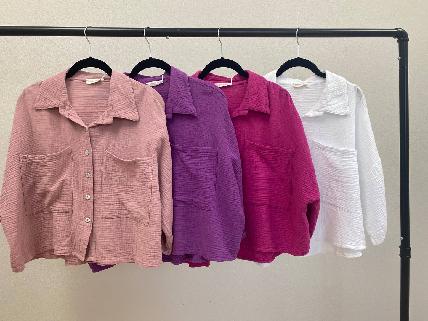 Button up Gauze Top