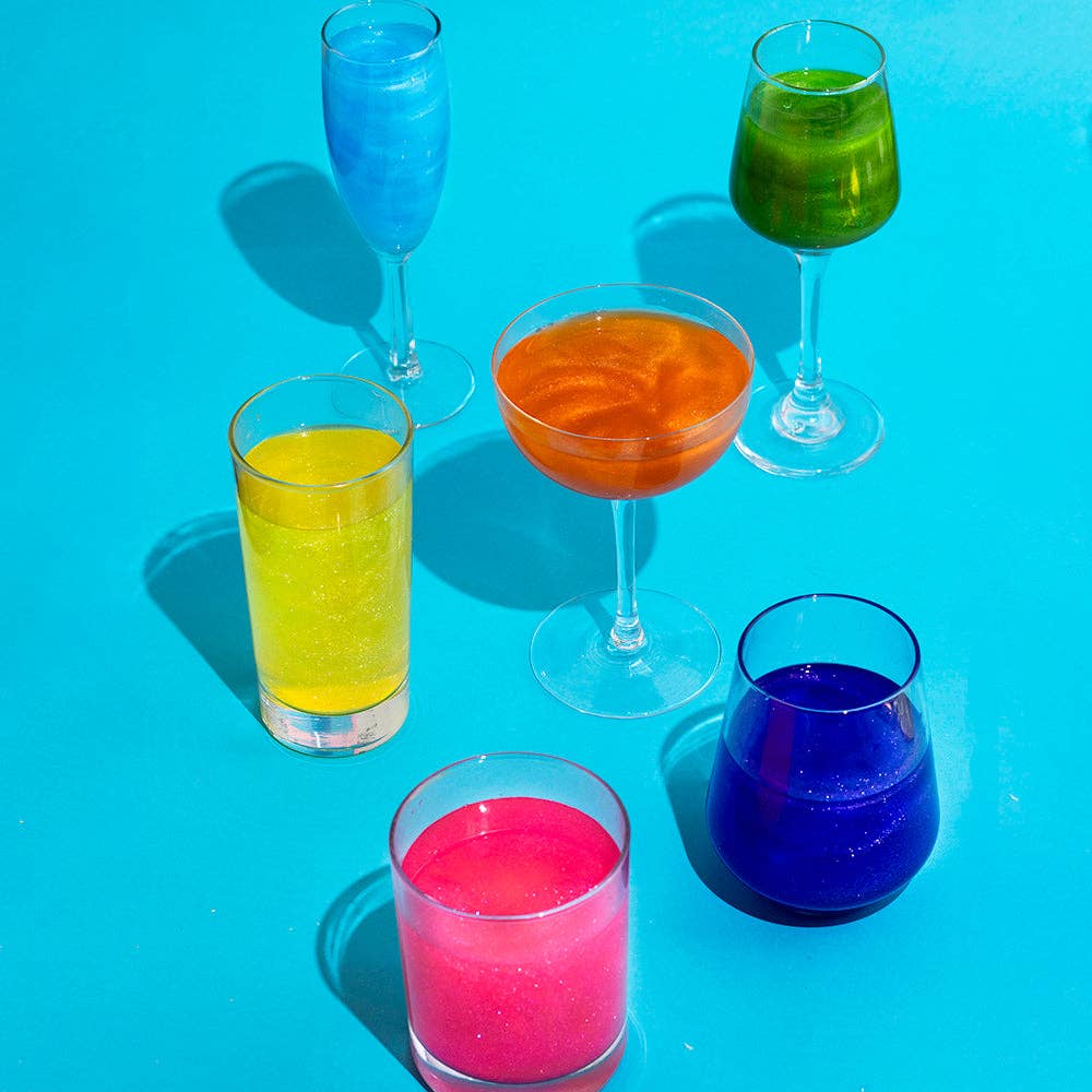 Electric Dreams Cotton Candy Drink Glitter Bombs